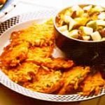 Sweet Potato Fritters with Pear Coulis